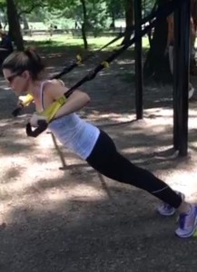 TRX push up